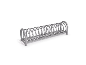 Steel bicycle rack 12