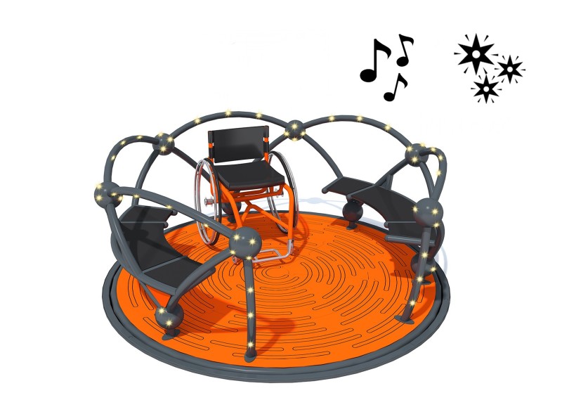 Inclusive Roundabout ATOMIC LUMO PLAY