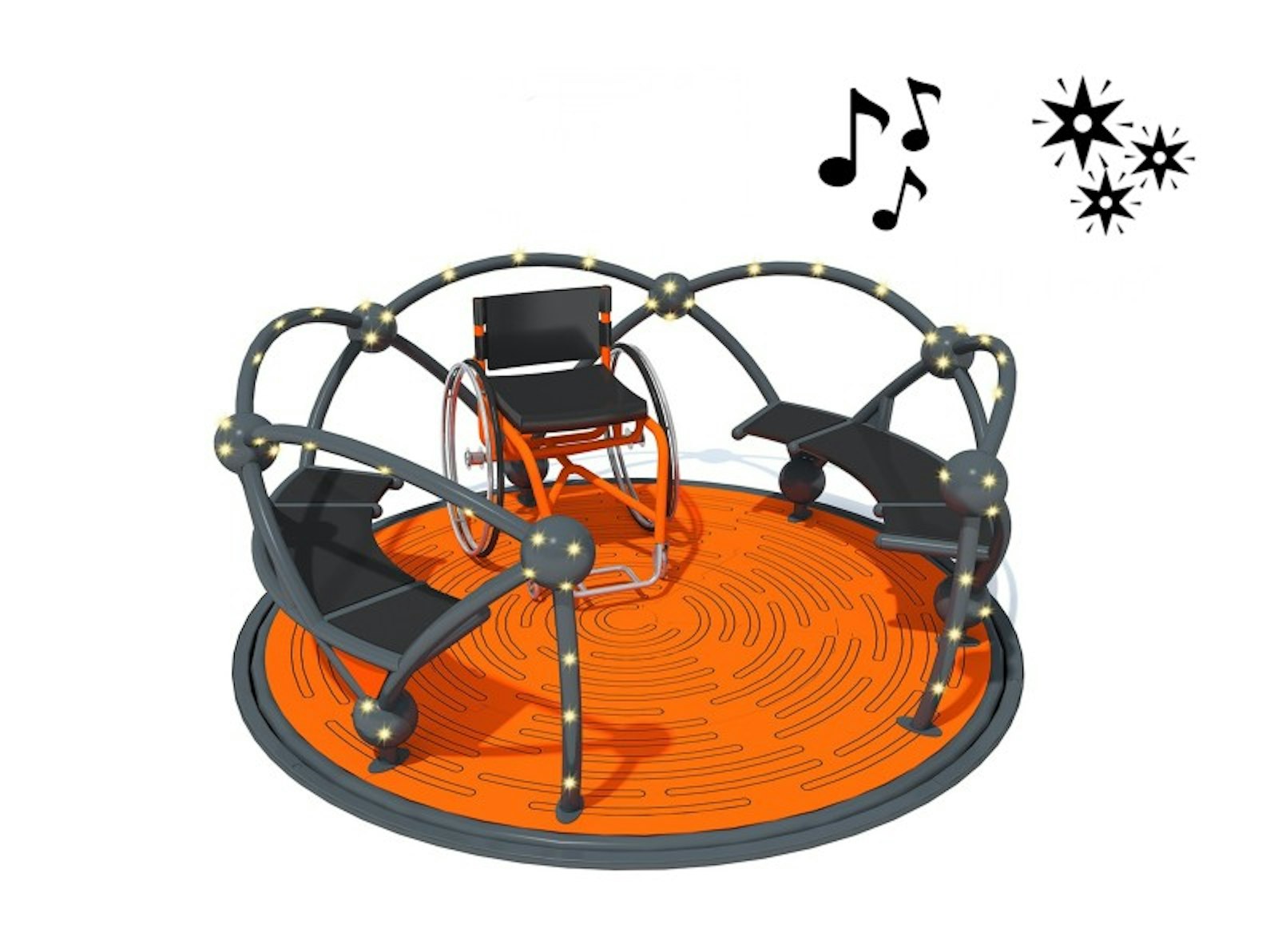 Inclusive Roundabout ATOMIC LUMO PLAY