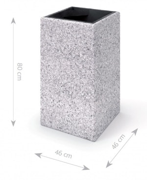 concrete trash bin 06