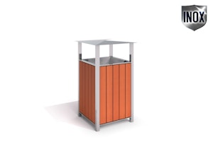 Stainless steel trash bin 01