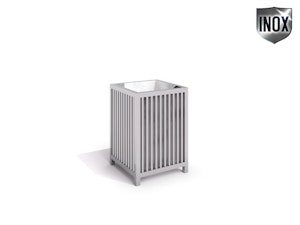 Stainless steel trash bin 04