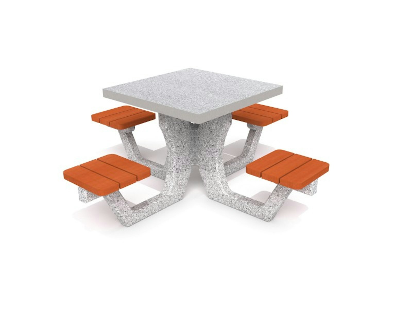 Concrete picnic table 01