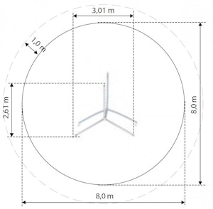 Hanging roundabout ZEPHYR 3