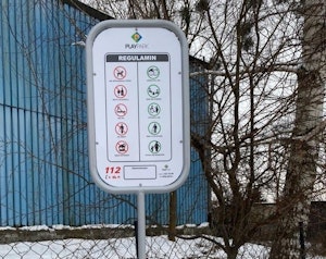 Information board LOLLIPOP