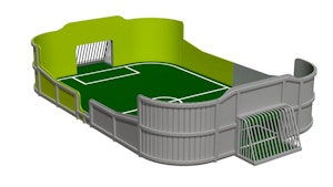 Multiarena 6 x 4 m målad - bild 1