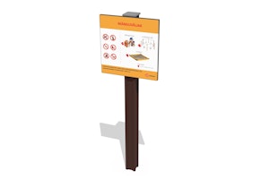 Informationsskylt Julia 50x50 cm - bild 1