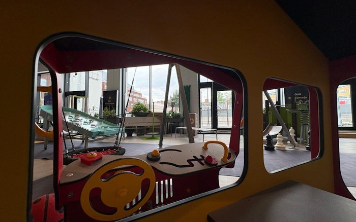 Interaktiva spel och demoarena i Readymade Docks