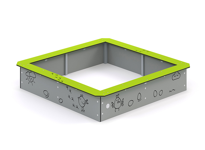 Sandlåda 1500*1500mm (HDPE)