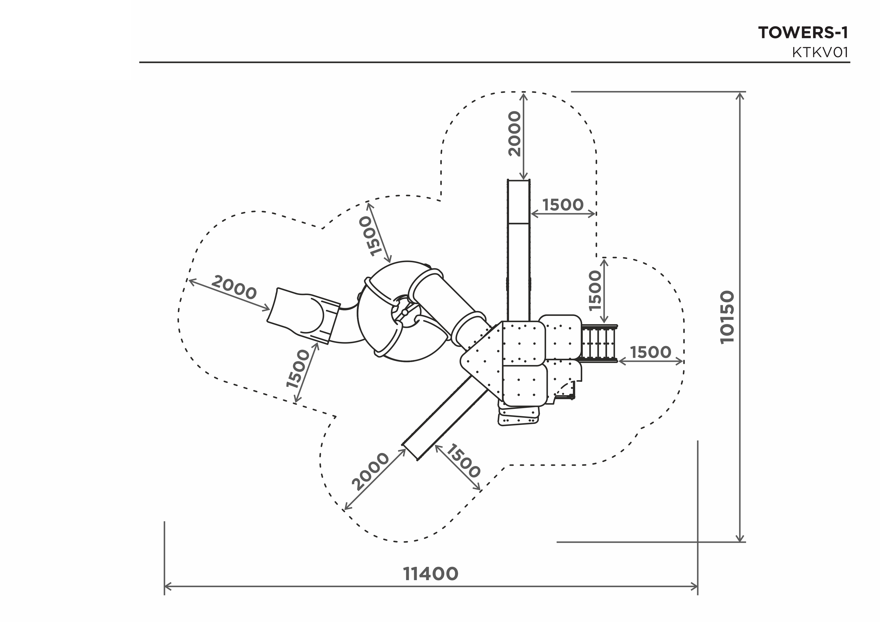 Lekställning TOWERS-1 – säkerhetsyta