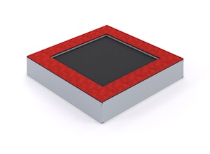 Fyrkantig studsmatta 2400×2400 mm - bild 1