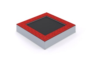 Fyrkantig studsmatta 2400×2400 mm - bild 2