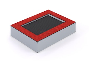 Rektangulär studsmatta 1600×2100 mm - bild 1