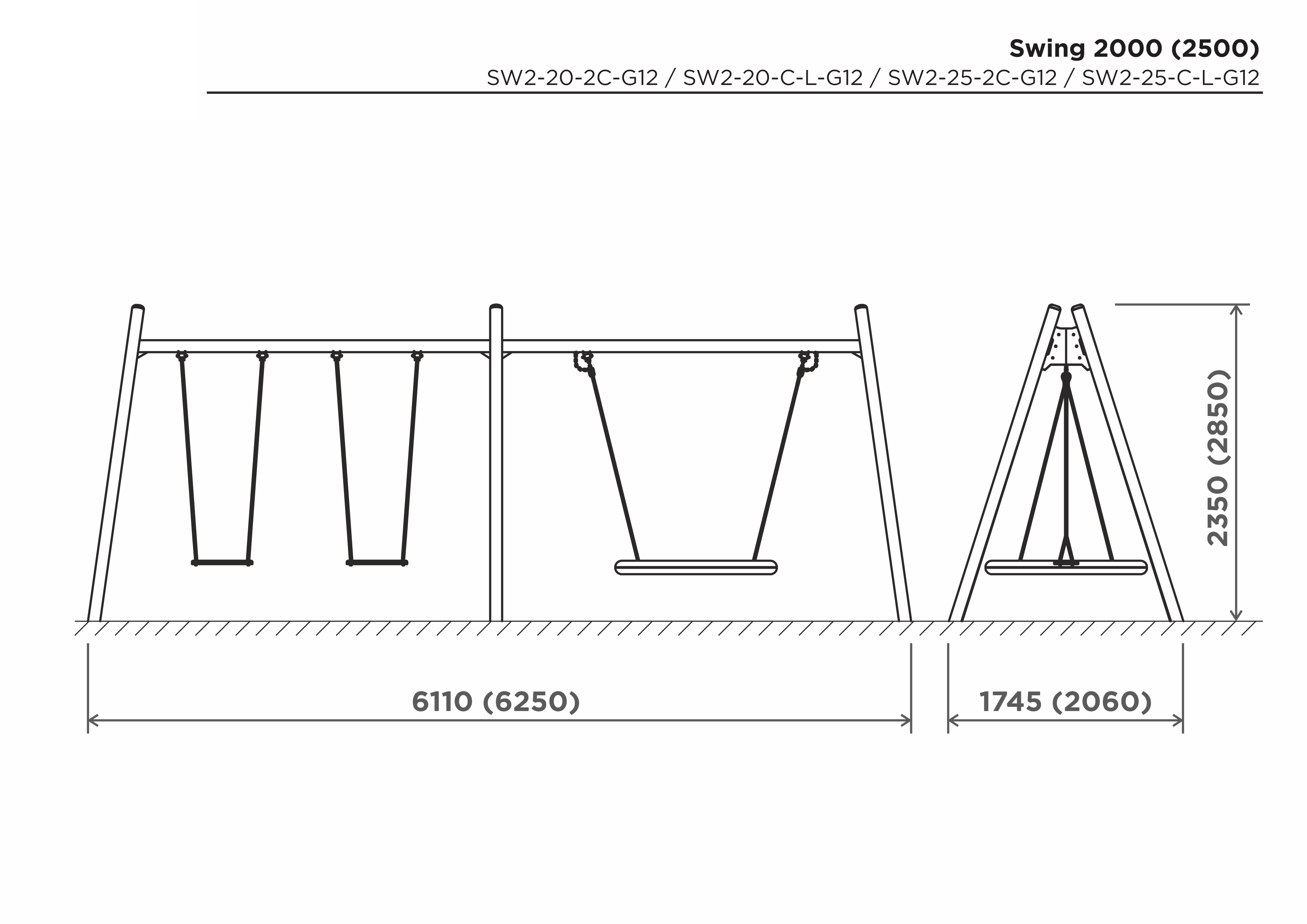 Gunga SW2-25-2C-G12 – sidovy