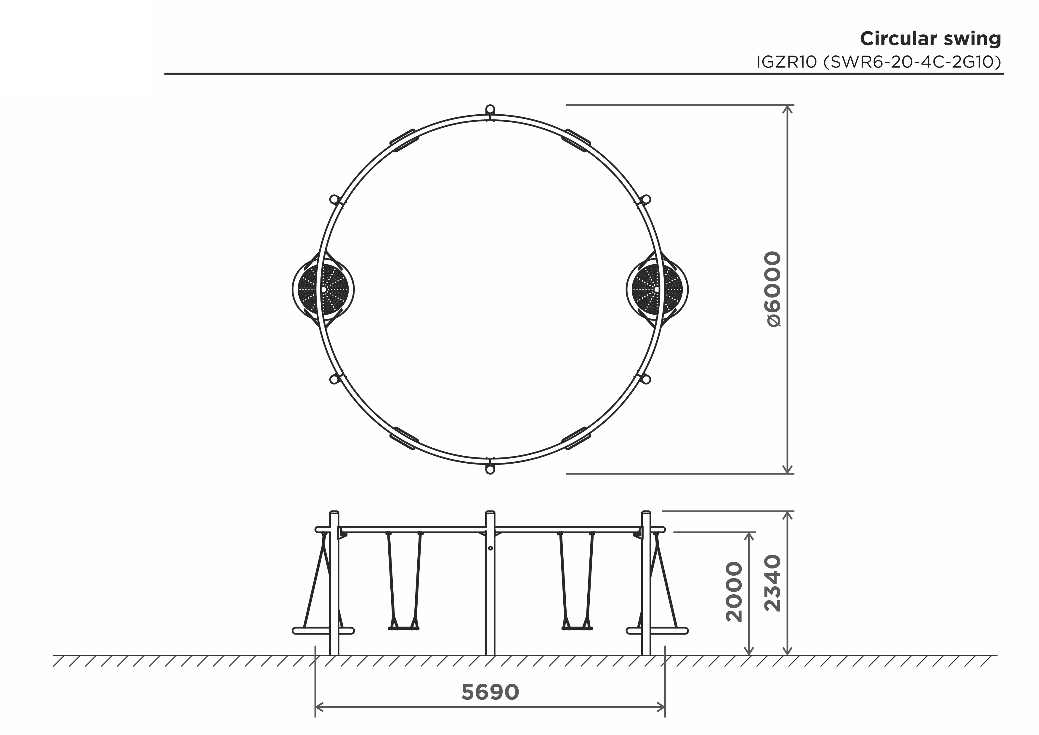 Cirkelgunga SWR6-20-4C-2G10 – sidovy