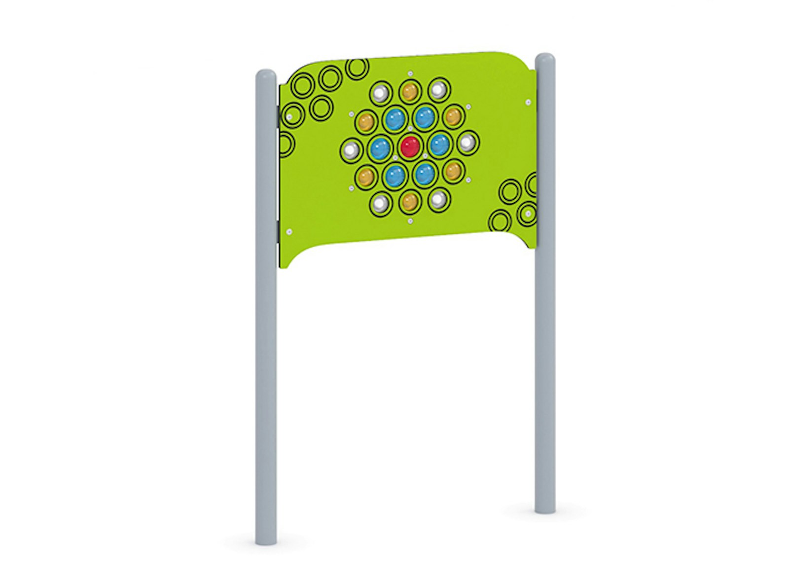 Lekpanel med kulor