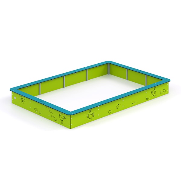 Sandlåda 2000x3000mm (HDPE)