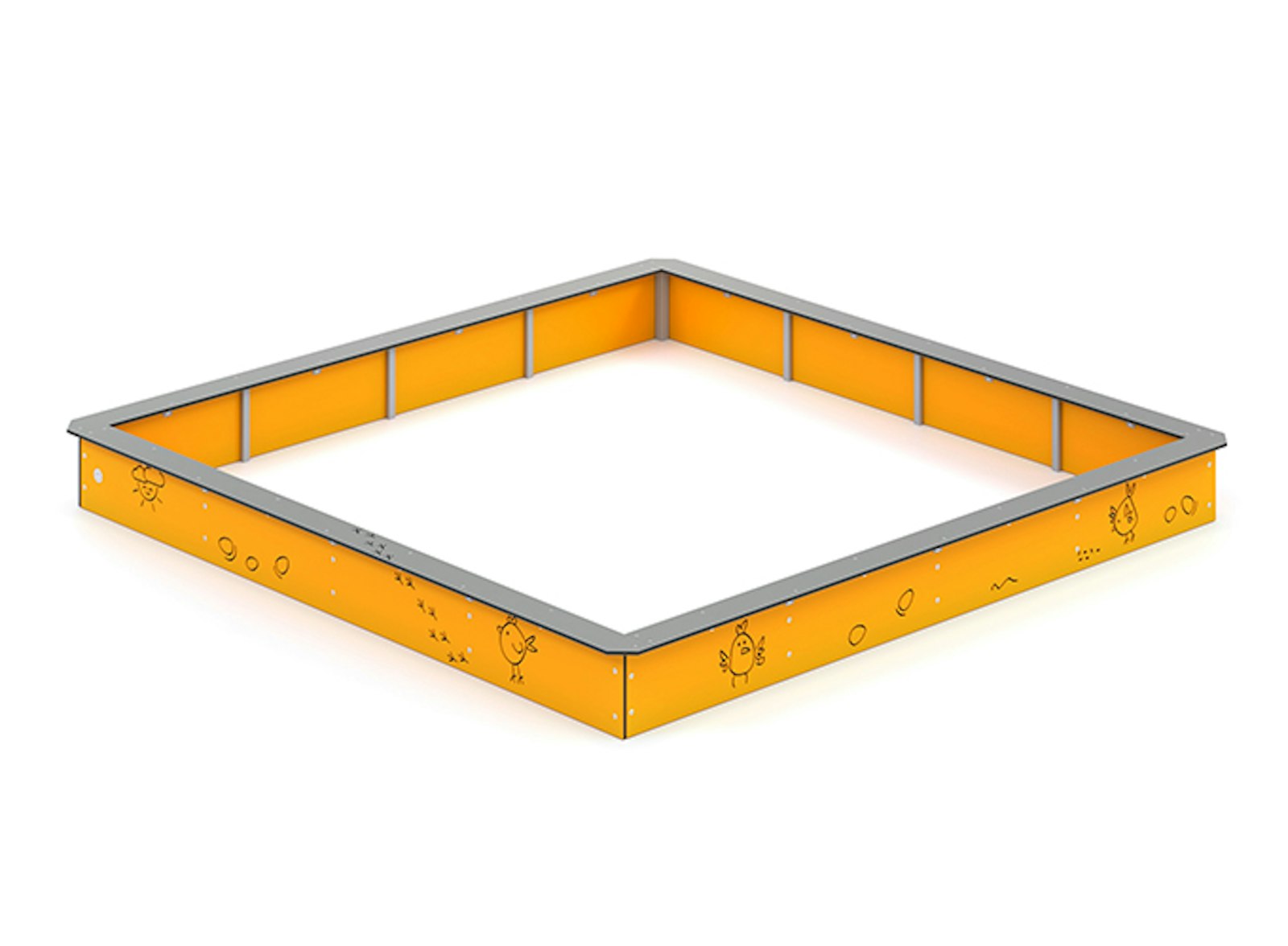 Sandlåda 3000*3000mm (HDPE)