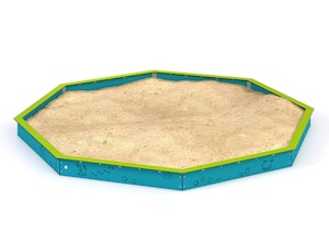 Åttakantig sandlåda, d-5000 (HDPE) - bild 2