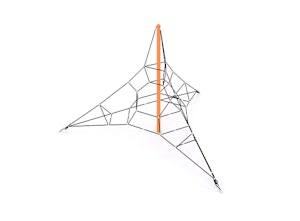 Triangulär klätterpyramid i rep H-3000 mm - bild 1