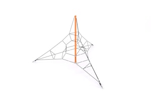 Triangulär klätterpyramid i rep H-3000 mm - bild 2