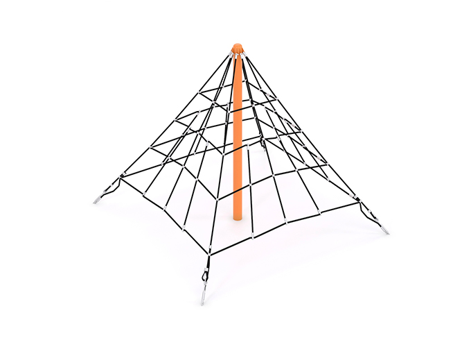 Klätterpyramid i rep H-2000 mm