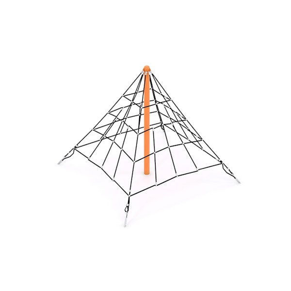 Klätterpyramid i rep H-2000 mm