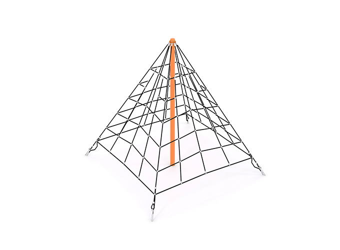 Klätterpyramid i rep H-2700 mm