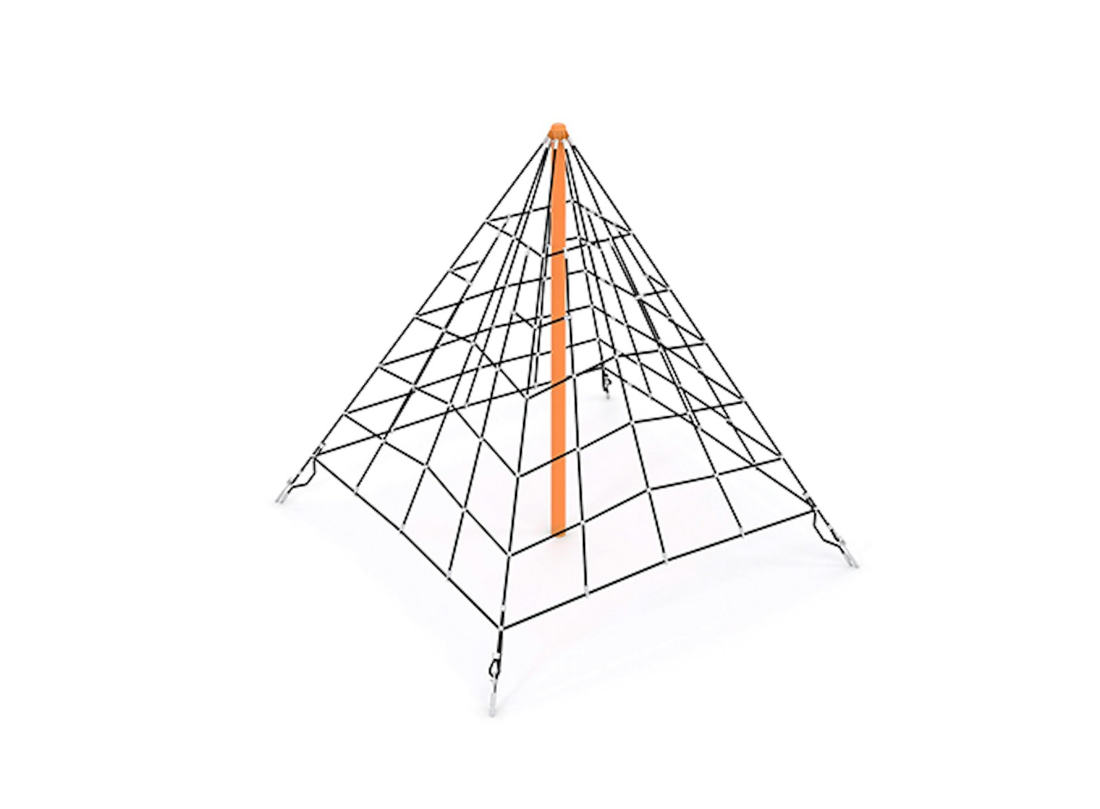 Klätterpyramid i rep H-2700 mm