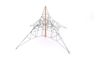 Tetraeder-klätterpyramid i rep H-4000mm - bild 1