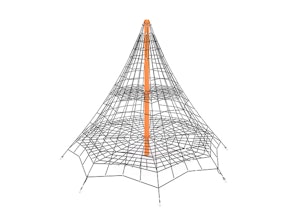 Åttakantig klätterpyramid i rep H-6000 mm - bild 1