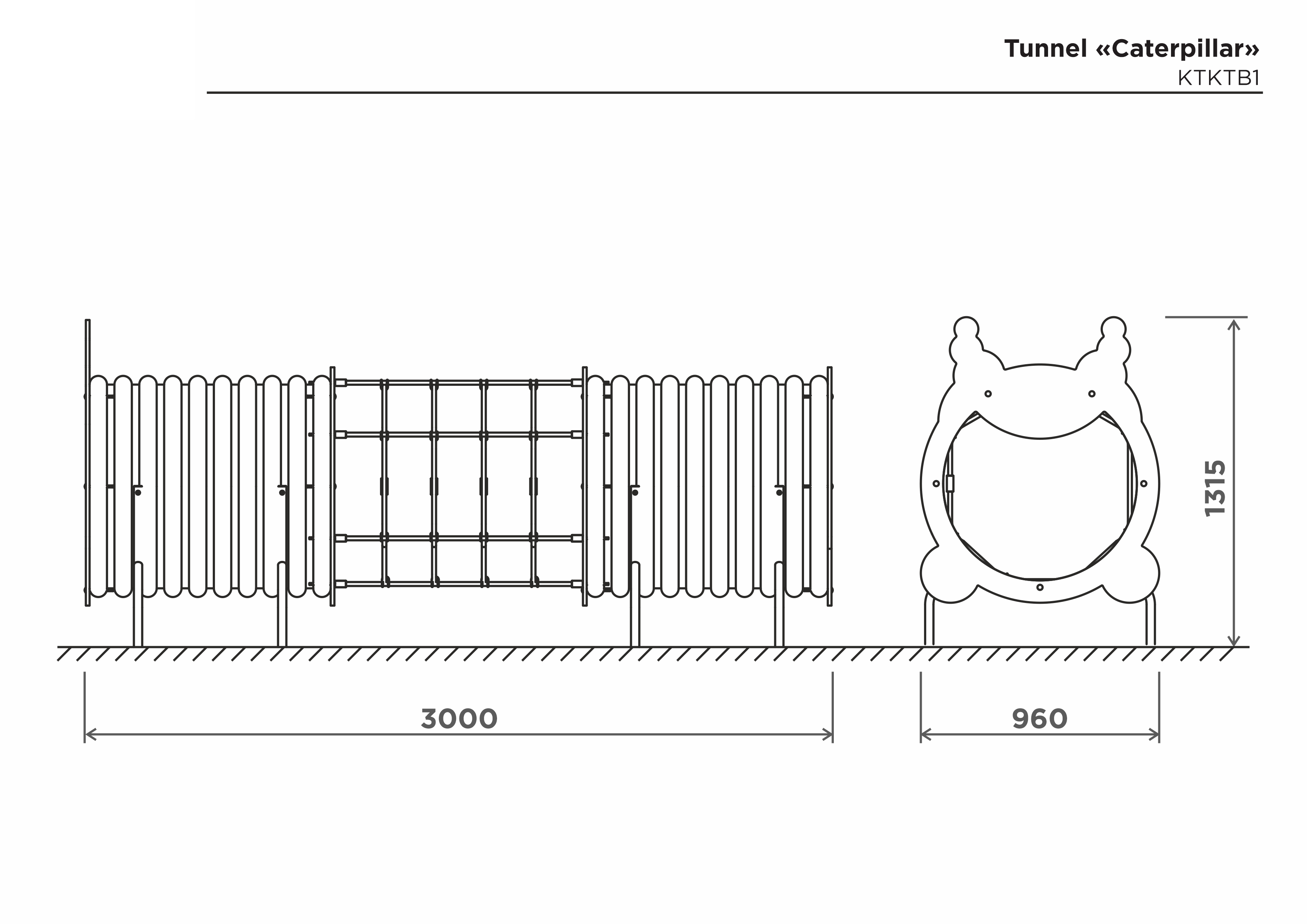Tunnel Larv – sidovy