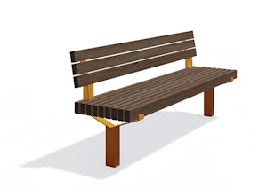 Parkbänk Uno BN-05 - bild 1