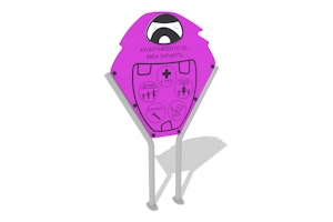 SPOOKY Lekområde skylt - bild 1