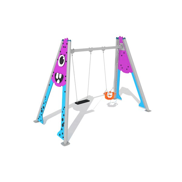 SPOOKY Clumsy-gunga, 2 blandade sitsar