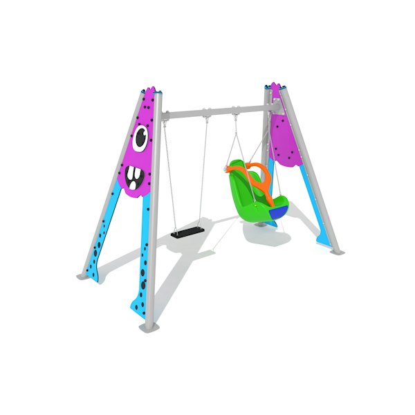 SPOOKY Inkluderande blandad Clumsy-gunga