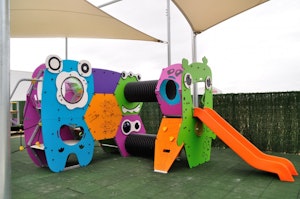 SPOOKY dubbel tunnel lekkombination med HDPE-rutschkanaler - bild 4