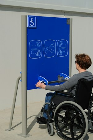 Svängbar rull för handleds- och underarmsstation, anpassad version - bild 2