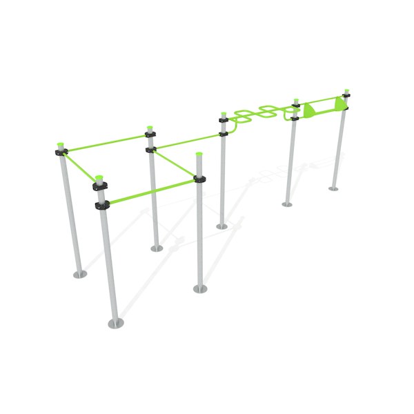 Set STREET WORKOUT 7 stolpar