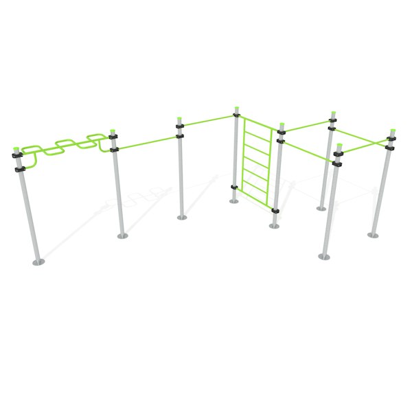Set STREET WORKOUT 8 stolpar