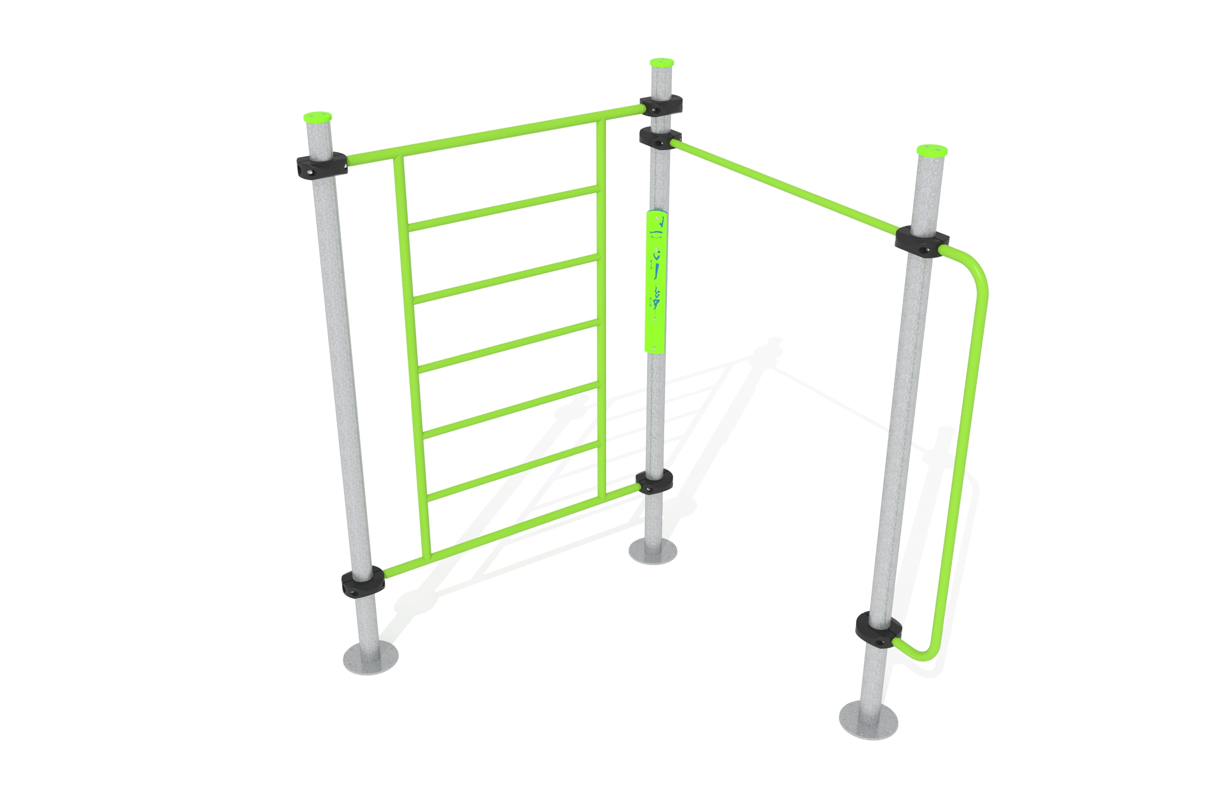 Set STREET WORKOUT 3 stolpar