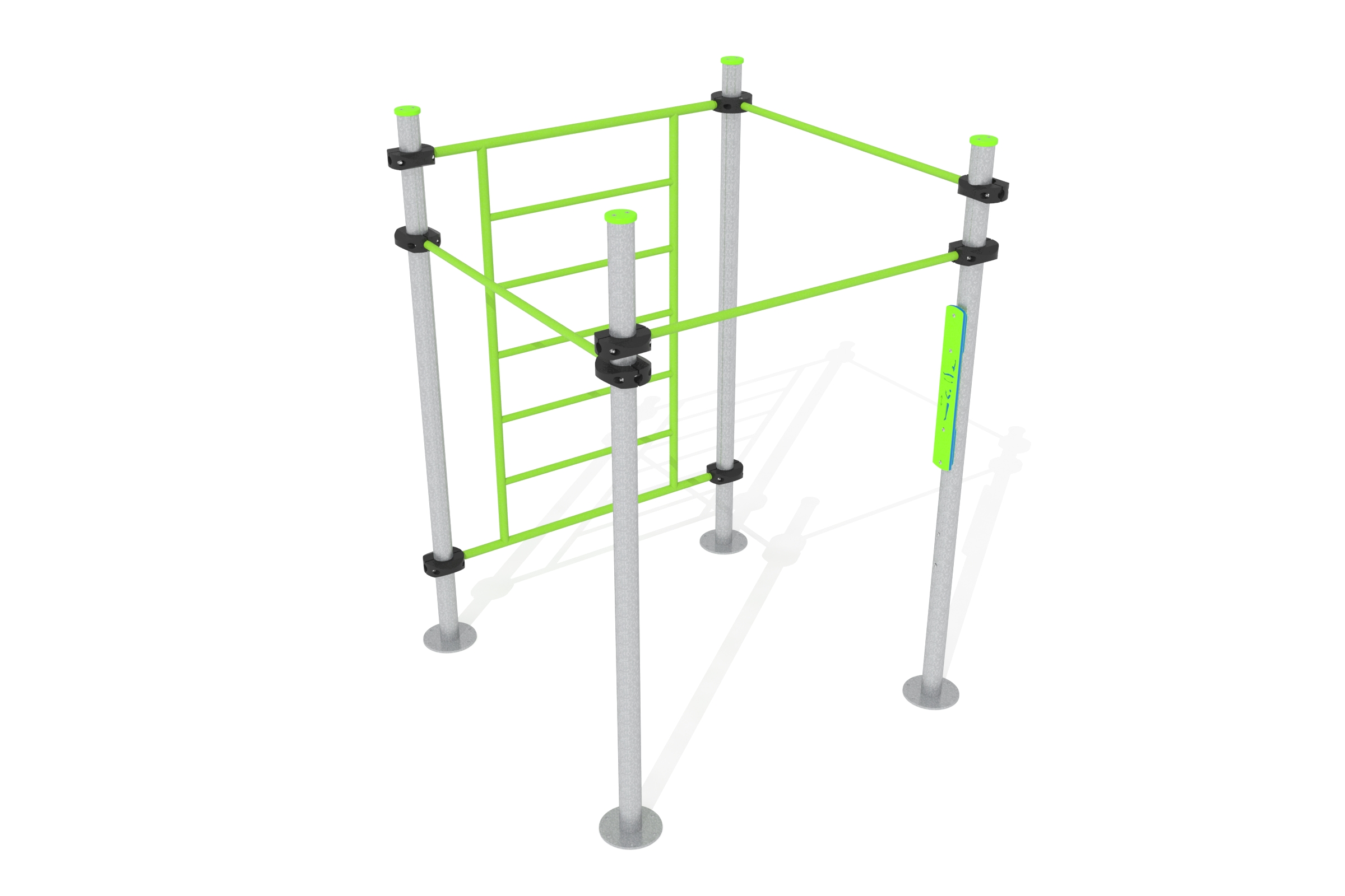 Set STREET WORKOUT 4 stolpar
