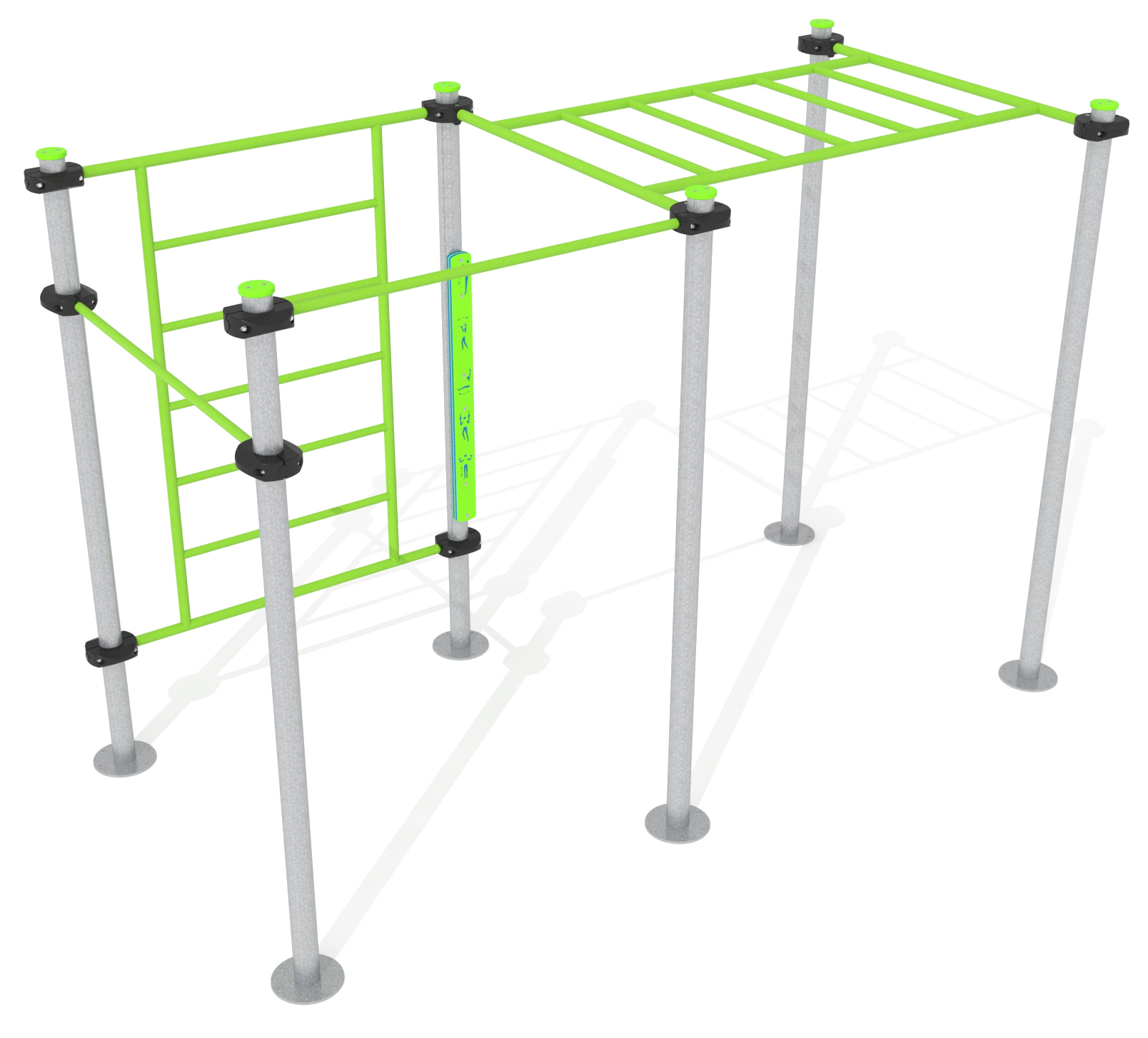 Set STREET WORKOUT 6 stolpar