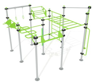 Set STREET WORKOUT 9 stolpar - bild 1