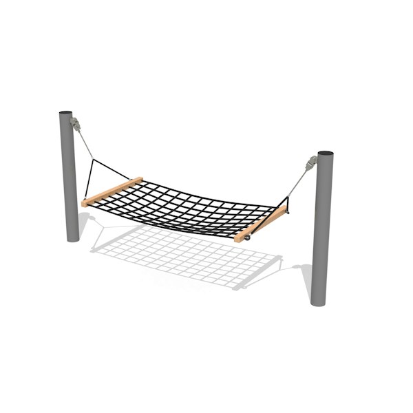 Hängmatta med stolpar