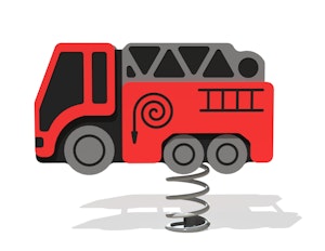 Fjädergunga Brandbil - bild 1