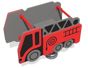 Fjädergunga Brandbil - bild 2
