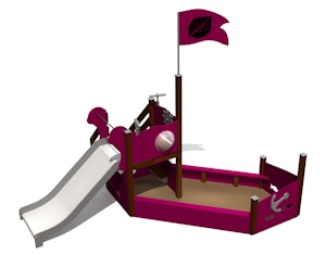 Lekskepp LUCY (bred rutschkana) - bild 8