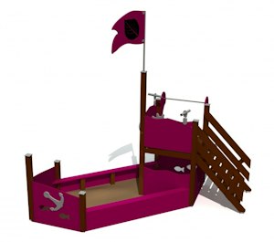 Lekskepp LUCY (bred rutschkana) - bild 9