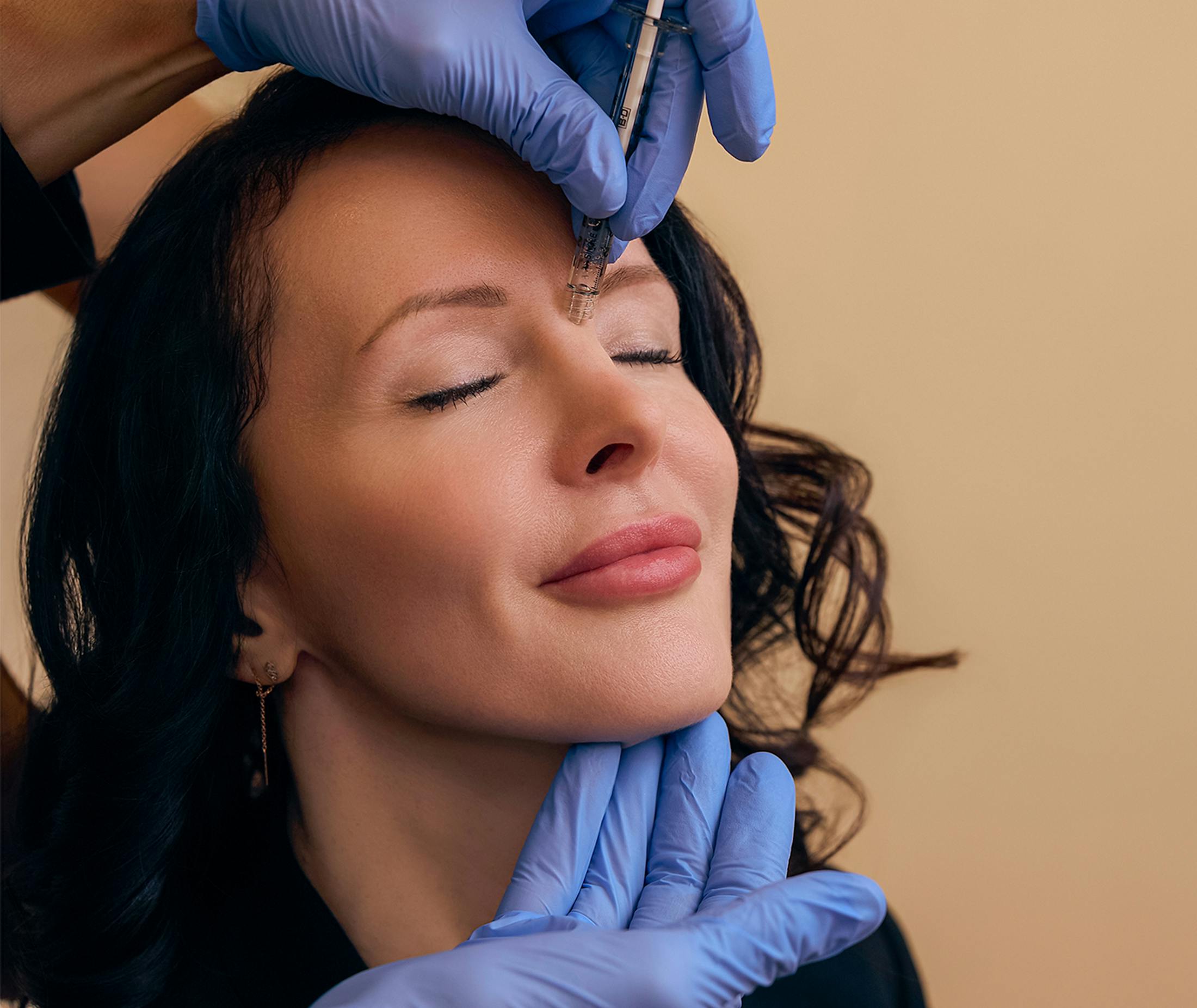 Doctor preforming a procedure